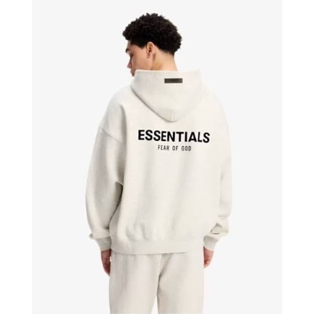 Fear of God Essentials Hoodie Light Oatmeal XL New With Tags